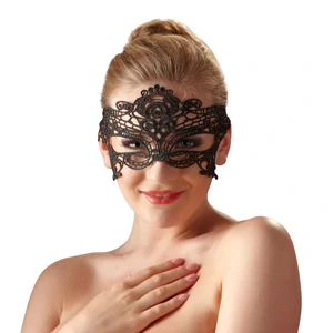 Mască Cottelli Collection Brodată Negru Mască Cottelli Collection Brodată Negru pe Denysa.ro