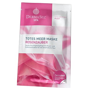Masca de fata cu petale de trandafir, Dermasel, 12 ml