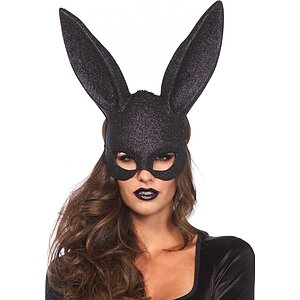 Mască Glitter Masquerade Rabbit Negru Mască Glitter Masquerade Rabbit Negru pe Denysa.ro
