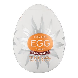 Vagin Artificial Masturbator Egg Shiny Single Transparent