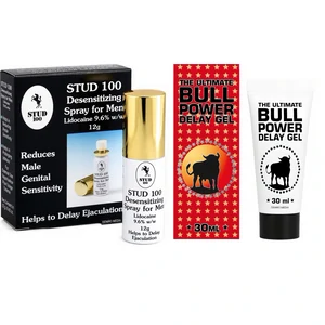 Pachet Spray Stud 100 Original + Gel Ejaculare Prematură Bull Power Delay 30ml Pachet Spray Stud 100 Original + Gel Ejaculare Prematură Bull Power Delay 30ml pe Denysa.ro