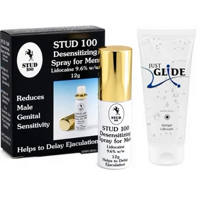 Pachet Spray Stud 100 Original + Lubrifiant Just Glide Anal 200ml Pachet Spray Stud 100 Original + Lubrifiant Just Glide Anal 200ml pe Denysa.ro