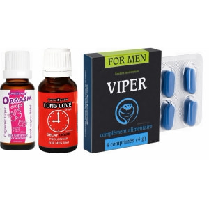 Pachet Pasiune Max: Kit 3-în-1 pentru nopți intense Pachet Pasiune Max: Kit 3-în-1 pentru nopți intense pe Denysa.ro