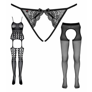 Pachet Seducție Totală: Set Provocator 3în1 Pachet Seducție Totală: Set Provocator 3în1 pe Denysa.ro