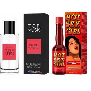 Pachet Afrodisiac Hot Sex Girl 20ml + Parfum Feromoni Top Musk 75ml Pachet Afrodisiac Hot Sex Girl 20ml + Parfum Feromoni Top Musk 75ml pe Denysa.ro