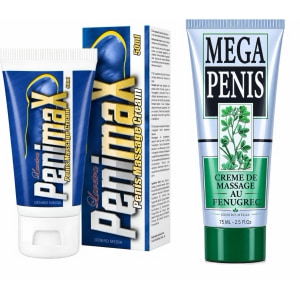 Pachet Cremă Mărire Mega Penis 75ml + Cremă Penis Enlargement Penimax 50ml Pachet Cremă Mărire Mega Penis 75ml + Cremă Penis Enlargement Penimax 50ml pe Denysa.ro