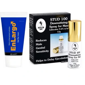 Pachet Cremă Mărirea Penisului Enlargo 100ml + Spray Stud 100 Original Pachet Cremă Mărirea Penisului Enlargo 100ml + Spray Stud 100 Original pe Denysa.ro