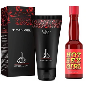 Pachet Cremă Mărirea Penisului Titan Gel Original 50ml + Afrodisiac Hot Sex Girl 20ml Pachet Cremă Mărirea Penisului Titan Gel Original 50ml + Afrodisiac Hot Sex Girl 20ml pe Denysa.ro