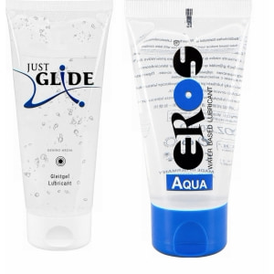 Pachet Lubrifiant Just Glide Anal + Lubrifiant Eros Aqua 50ml Pachet Lubrifiant Just Glide Anal + Lubrifiant Eros Aqua 50ml pe Denysa.ro