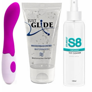 Pachet Maximizator Plăcere: Lubrifiant, Spray Și Vibrator Pachet Maximizator Plăcere: Lubrifiant, Spray Și Vibrator pe Denysa.ro