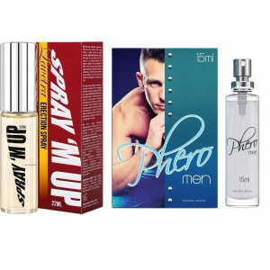 Pachet Parfum cu Feromoni Pheromen 15ml + Spray Erecție Spray M-Up 22ml Pachet Parfum cu Feromoni Pheromen 15ml + Spray Erecție Spray M-Up 22ml pe Denysa.ro