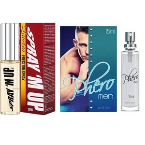 Pachet Parfum cu Feromoni Pheromen 15ml + Spray Erecție Spray M-Up 22ml Pachet Parfum cu Feromoni Pheromen 15ml + Spray Erecție Spray M-Up 22ml pe Denysa.ro