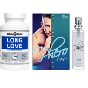 Pachet Parfum Feromoni Pheromen Și Pastile Ejaculare Precoce Long Love Pachet Parfum Feromoni Pheromen Și Pastile Ejaculare Precoce Long Love pe Denysa.ro