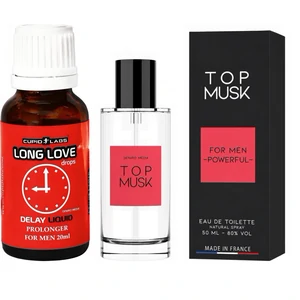 Pachet Picături Ejaculare Precoce Long Love 20ml + Parfum Feromoni Top Musk 75ml Pachet Picături Ejaculare Precoce Long Love 20ml + Parfum Feromoni Top Musk 75ml pe Denysa.ro