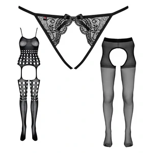 Pachet Seducție Totală: Set Provocator 3în1 Pachet Seducție Totală: Set Provocator 3în1 pe Denysa.ro