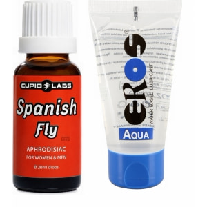 Pachet Spanish Fly + Lubrifiant Eros Aqua Pachet Spanish Fly + Lubrifiant Eros Aqua pe Denysa.ro