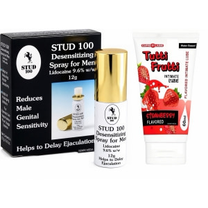 Pachet Spray Stud 100 Original + Lubrifiant Sex Oral Căpșuni 100ml Pachet Spray Stud 100 Original + Lubrifiant Sex Oral Căpșuni 100ml pe Denysa.ro