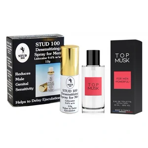 Pachet Spray Stud 100 Original + Parfum Feromoni Top Musk 75ml Pachet Spray Stud 100 Original + Parfum Feromoni Top Musk 75ml pe Denysa.ro