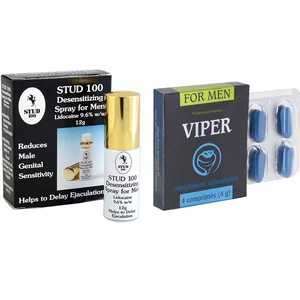 Pachet Spray Stud 100 Original + Pastile Potență Viper FR 4 capsule Pachet Spray Stud 100 Original + Pastile Potență Viper FR 4 capsule pe Denysa.ro