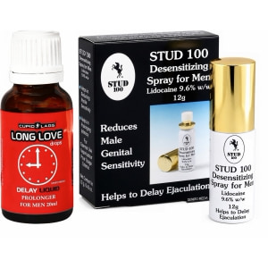 Pachet Spray Stud 100 Original + Picături Ejaculare Precoce Long Love 20ml Pachet Spray Stud 100 Original + Picături Ejaculare Precoce Long Love 20ml pe Denysa.ro
