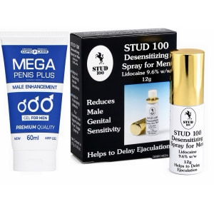 Pachet Spray Stud 100 Original Și Gel Mărire Penis Mega Penis Plus 65ml Pachet Spray Stud 100 Original Și Gel Mărire Penis Mega Penis Plus 65ml pe Denysa.ro