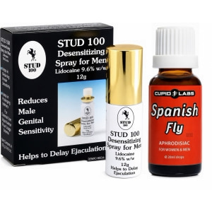 Pachet Spray Stud 100 Original Și Picături Afrodisiace Spanish Fly 20ml Pachet Spray Stud 100 Original Și Picături Afrodisiace Spanish Fly 20ml pe Denysa.ro