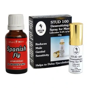Pachet Spray Stud 100 Original Și Picături Afrodisiace Spanish Fly 20ml Pachet Spray Stud 100 Original Și Picături Afrodisiace Spanish Fly 20ml pe Denysa.ro