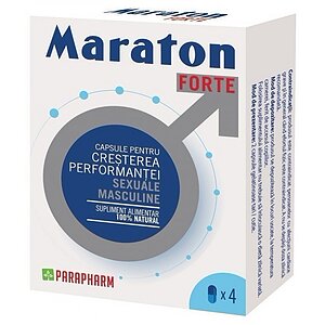 Probleme Erectie Pastila Maraton Forte 4 capsule