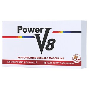 Cresterea Potentei Pastile Pentru Erectie Si Potenta Power V8 8cps