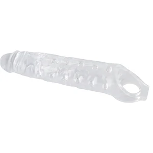 Manson Penis Cu Gland Solid Prelungitor Penis Transparent 8 Cm