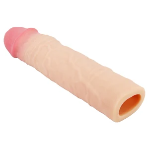 Manusa Pentru Penis Realista 22 Cm Extensie Pentru Penis Texturata Cu Vene