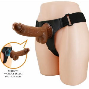 Pretty Love Michael – Ham Ajustabil cu Dildo Realist 20cm Maro Pretty Love Michael – Ham Ajustabil cu Dildo Realist 20cm Maro pe Denysa.ro
