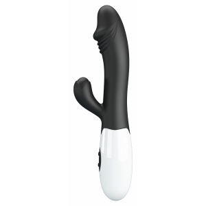 Vibrator Pretty Love Snappy Black Pret Si Recenzii Vibrator Iepuras Cu 30 Moduri Vibratie Control Intuitiv
