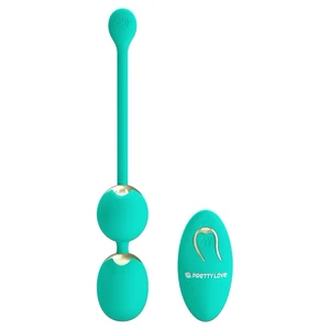 Bile Kegel Vibrante 12 Moduri Bile Kegel Pretty Love Willie Verde