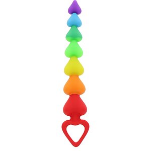 Rainbow Heart Beads Multicolor Rainbow Heart Beads Multicolor pe Denysa.ro