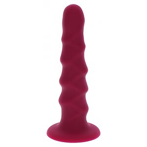 Ribbed Dong 16cm Roșu Ribbed Dong 16cm Roșu pe Denysa.ro