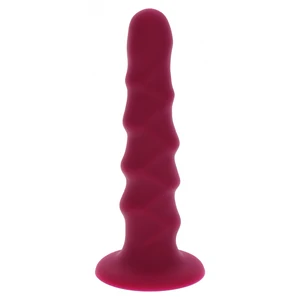 Ribbed Dong 16cm Roșu Ribbed Dong 16cm Roșu pe Denysa.ro