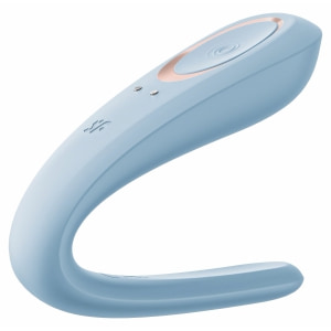 Satisfyer Double Classic Vibrator Cuplu Reîncărcabil Albastru Satisfyer Double Classic Vibrator Cuplu Reîncărcabil Albastru pe Denysa.ro
