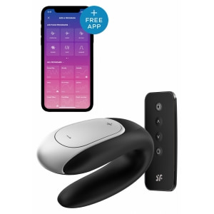 Satisfyer Double Fun Negru Satisfyer Double Fun Negru pe Denysa.ro
