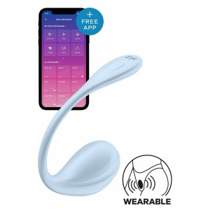 Satisfyer Smooth Petal Connect Vibrator Purtabil 12 Moduri Albastru Satisfyer Smooth Petal Connect Vibrator Purtabil 12 Moduri Albastru pe Denysa.ro