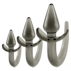 Set 3 în 1 Plug Anal cu Cozi Decorative Gri Set 3 în 1 Plug Anal cu Cozi Decorative Gri pe Denysa.ro