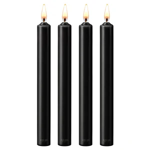 Set 4 Lumânări Negru Set 4 Lumânări Negru pe Denysa.ro
