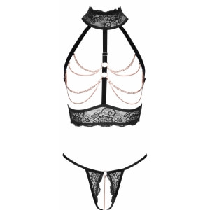 Set Abierta Fina Amethyst Negru Set Abierta Fina Amethyst Negru pe Denysa.ro