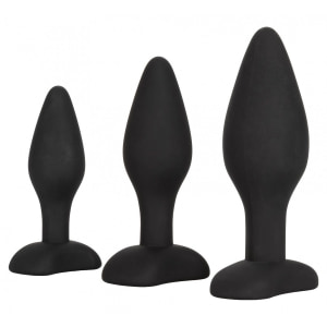 Set Anal Silicone Exerciser Negru Set Anal Silicone Exerciser Negru pe Denysa.ro