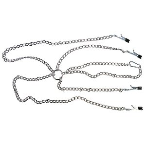 Set Cleme Sextreme Argintiu Set Cleme Sextreme Argintiu pe Denysa.ro