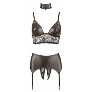 Set Cottelli Collection Adaline Negru Set Cottelli Collection Adaline Negru pe Denysa.ro
