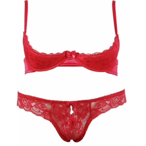 Set Cottelli Collection Demi Roșu Set Cottelli Collection Demi Roșu pe Denysa.ro