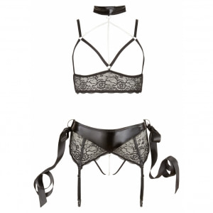 Set Cottelli Collection Riley Negru Set Cottelli Collection Riley Negru pe Denysa.ro