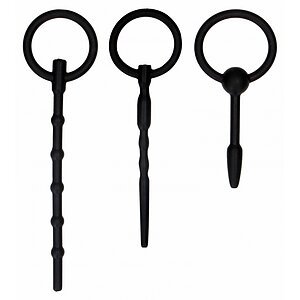 Set Dilatatoare Urethral Sounding Plug Negru Set Dilatatoare Urethral Sounding Plug Negru pe Denysa.ro