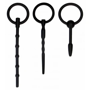 Set Dilatatoare Urethral Sounding Plug Negru Set Dilatatoare Urethral Sounding Plug Negru pe Denysa.ro